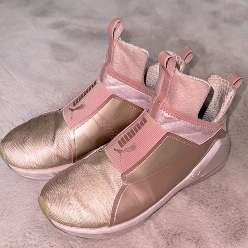 Rose Gold Puma Women Sneakers Size 6